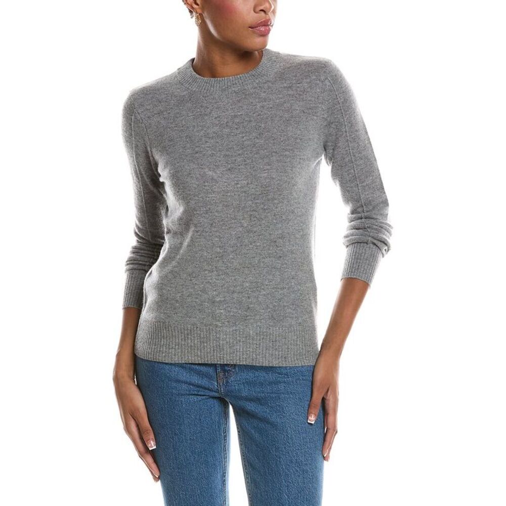 Incashmere Womens  Wool & Cashmere-Blend Sweater, Gray